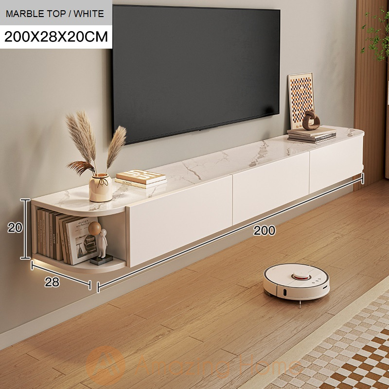 floating tv shelf for wall