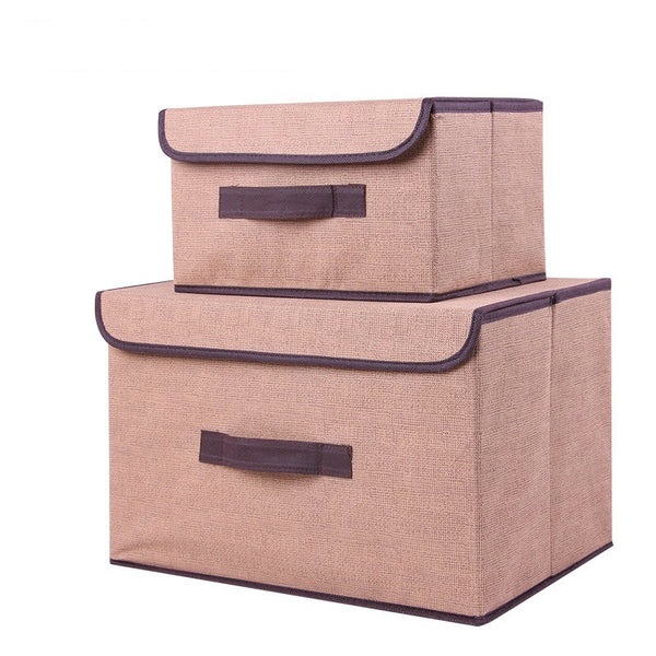 Amazing Home 2 in 1 Foldable Storage Box Organizer
