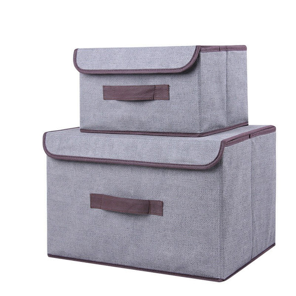 Amazing Home 2 in 1 Foldable Storage Box Organizer