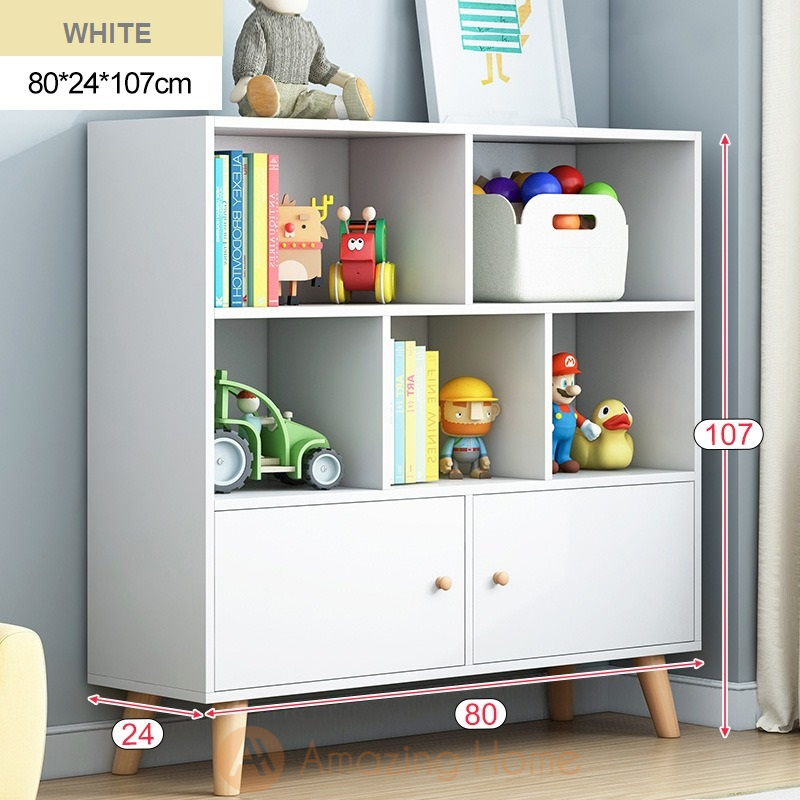 White bookshelf clearance with legs