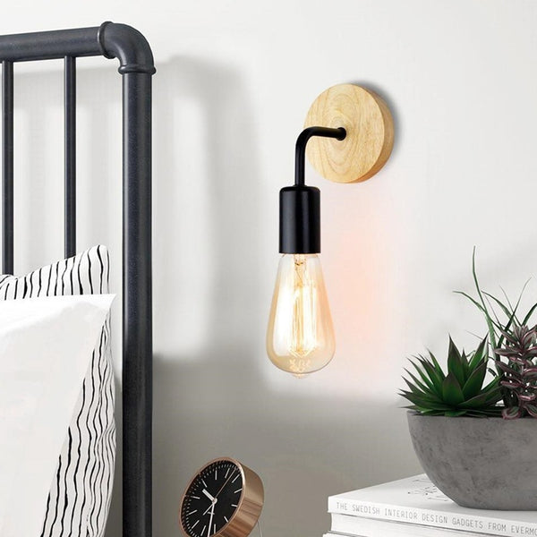 Modern Nordic wall light with decorative design for bedroom and living room