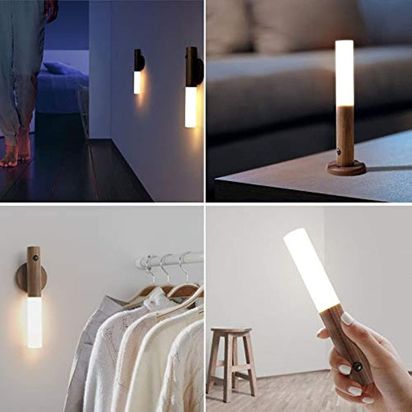 Rechargeable Motion Sensor LED Wall Light | Magnetic Wireless Night Lamp