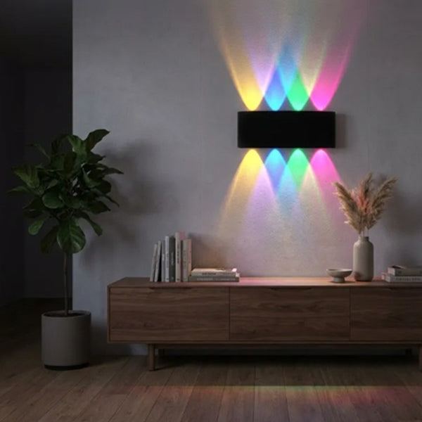 RGB LED Wall Light IP65 Waterproof | Modern Up Down Wall Lamp