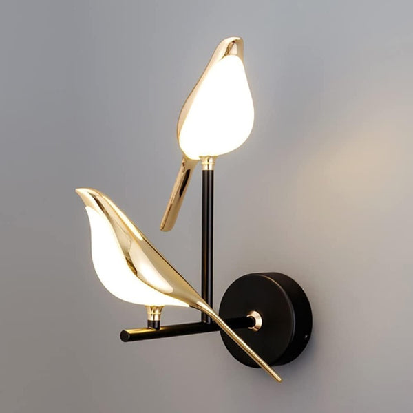 Modern Bird Wall Lamp | LED Wall Light With 3 Colour Lighting