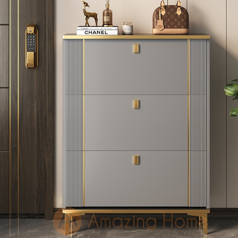 Anderson 80cm Multi Layer Shoe Cabinet With Flip Compartment