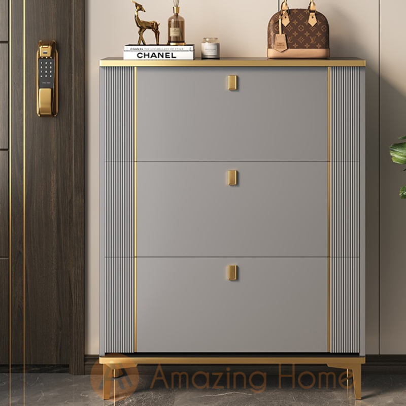 Anderson 100cm Multi Layer Shoe Cabinet With Flip Compartment