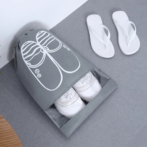 Amazing Home Non-Woven Drawstring Shoes Bag