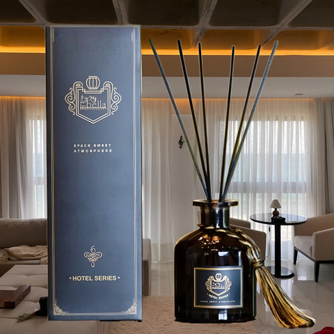 Amazing Home Premium 200ml Hotel Series Reed Diffuser Set Scent Sticks Home Fragrance Aromatherapy Air Freshener for Living Room Bedroom Bathroom Office Decor