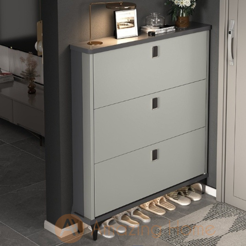 Anderson 82cm Multi Layer Flip Drawer Shoe Cabinet