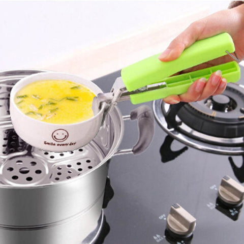 Amazing Home Stainless Steel Anti-Hot Dish Gripper Clip Clamp