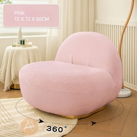 Codie 360 Degree Swivel Lazy Sofa Chair Pink