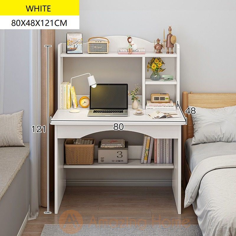 Enkel Basic White Study Table Study Desk Medium