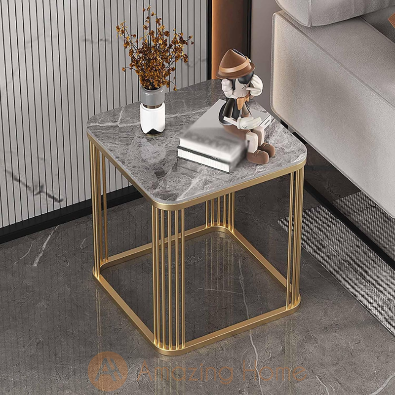 Walker Sintered Stone Square Side Table Coffee Table