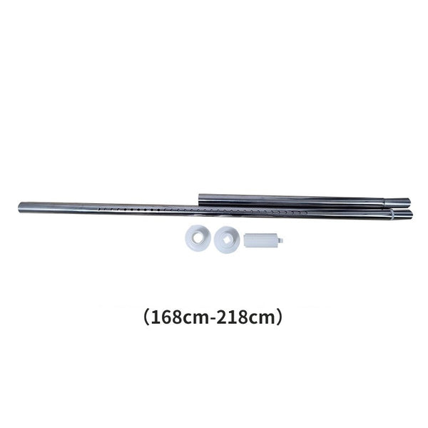 Amazing Home Stainless Steel Adjustable Curtain Rod Telescopic Pole Wall Mounted Cloth Rail