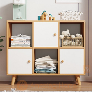 Hanson 90cm Children Decoration Bookshelf Cabinet Storage Case Rack