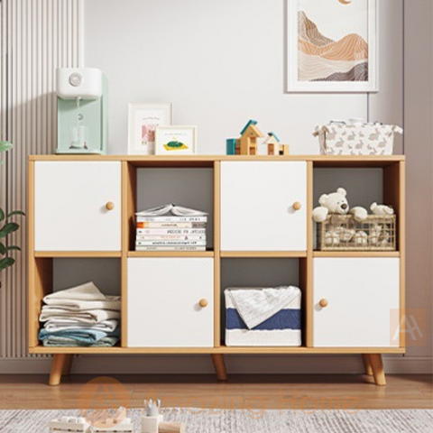 Hanson 120cm Children Decoration Bookshelf Cabinet Storage Case Rack