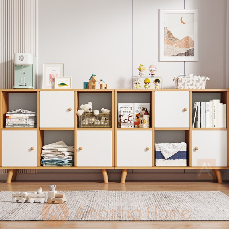 Hanson 180cm Children Decoration Bookshelf Cabinet Storage Case Rack