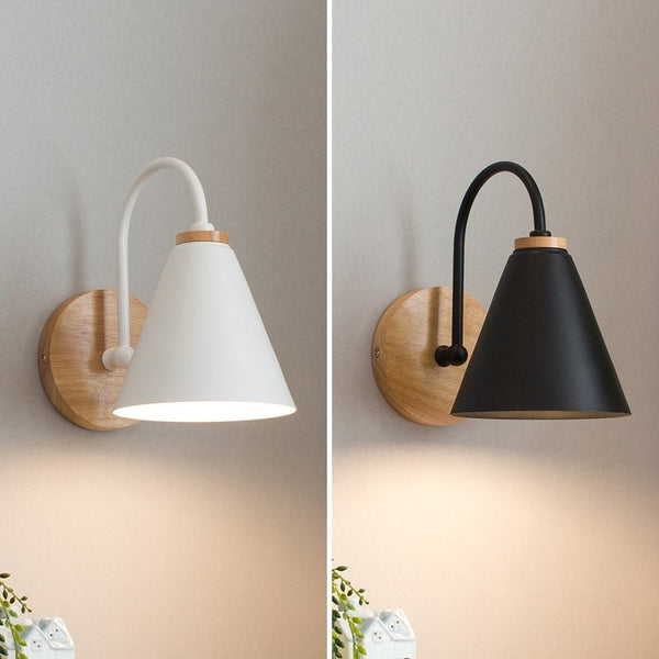 Modern Retro Wall Light – Decorative Curved Wall Lamp