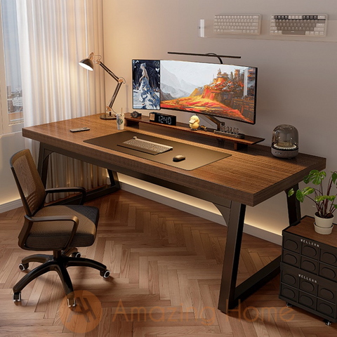Kazumi 180cm Solid Wide Desktop Working Table Extra Thick 32mm Writing Desk