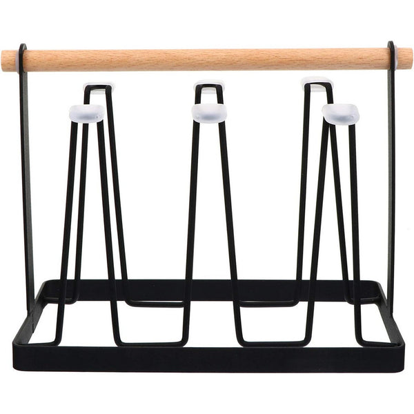 Amazing Home Wooden Handle Glass Mug Stand Holder
