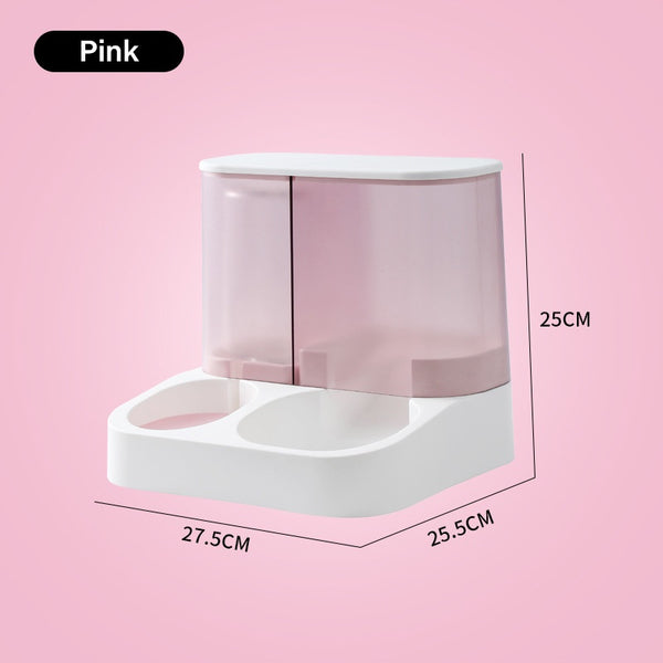 Amazing Home Automatic Pet Feeder & Water Dispenser Set