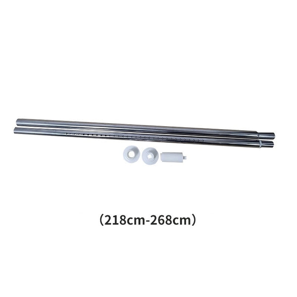 Amazing Home Stainless Steel Adjustable Curtain Rod Telescopic Pole Wall Mounted Cloth Rail