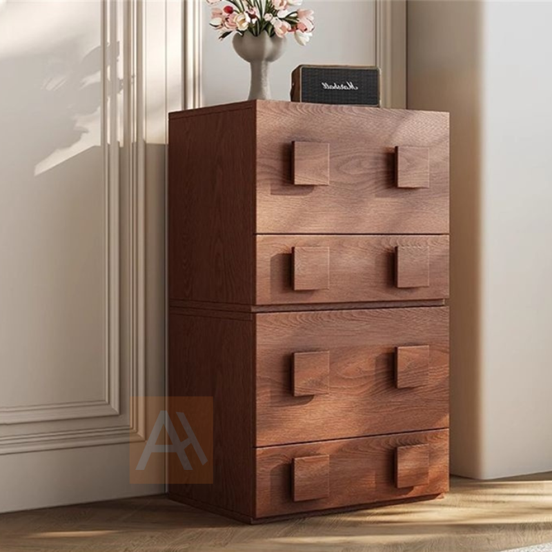 Alaric Cube Cabinet Multipurpose Wood Cabinet Modular Storage Shelf