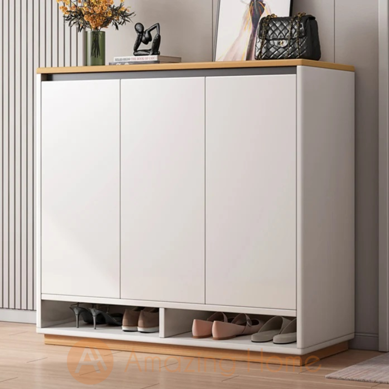 Eline 90cm Shoe Cabinet 3 Door Storage Cabinet
