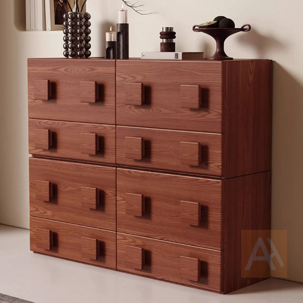 Alaric Cube Cabinet Multipurpose Wood Cabinet Modular Storage Shelf