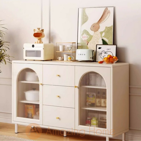 Iver 140cm Sideboard Buffet 2 Door 3 Drawer Storage Cabinet