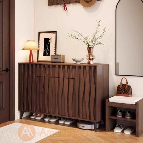 Vidar 160cm Shoe Cabinet Entryway Living Room Dining Area Storage Shelf Rack