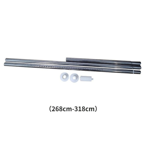 Amazing Home Stainless Steel Adjustable Curtain Rod Telescopic Pole Wall Mounted Cloth Rail