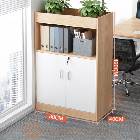 Frans 80cm Office File Cabinet Shelf Storage With Locking Door