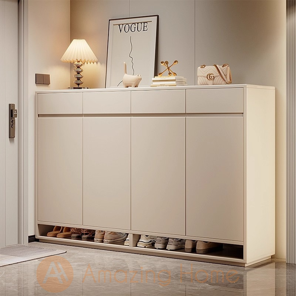 Soleil 120cm Solid Wood Ecological Board Shoe Cabinet Storage