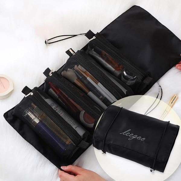 Amazing Home Travel Organizer Foldable Cosmetic Makeup Toiletries Storage Bag