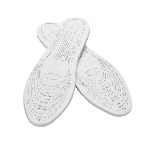 Amazing Home 1 Pair Memory Foam Shoe Pad Insoles Foot Care