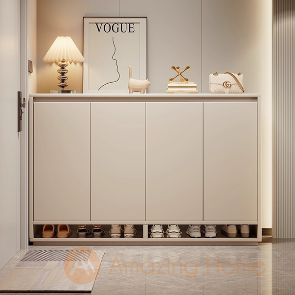 Soleil 120cm Eco-Friendly ENF Wood Shoe Cabinet Entryway Shelf Organizer