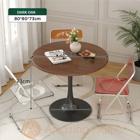 【Offer Price】Larren 80cm Cone Shape Round Coffee Table Oak