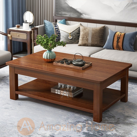 Norell Wooden Rectangular Coffee Table 120cm