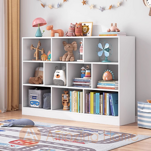 Fantasy White Kids Bookshelf 140cm