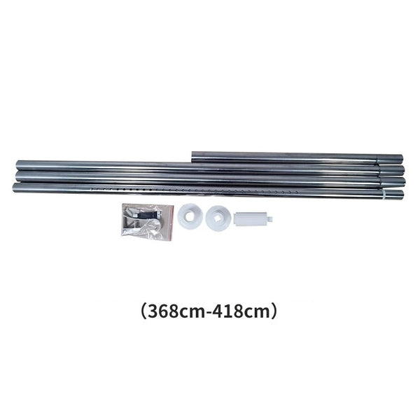 Amazing Home Stainless Steel Adjustable Curtain Rod Telescopic Pole Wall Mounted Cloth Rail