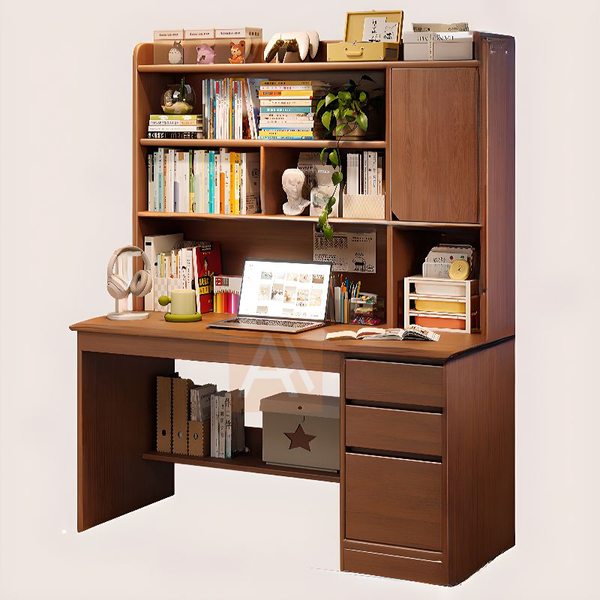 Aaren 100cm Study Table Solid Wood Ecological Board Study Desk