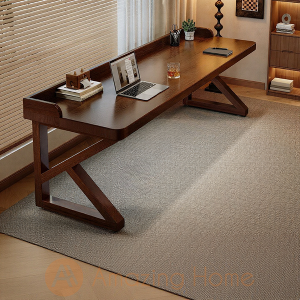 Dante 160cm solid wood study table office desk writing table
