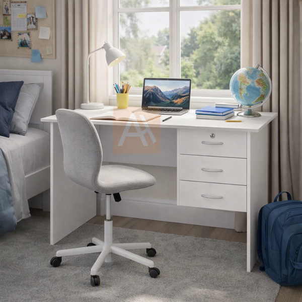 Northern Modern Office Desk & Study Table With Lockable Drawers