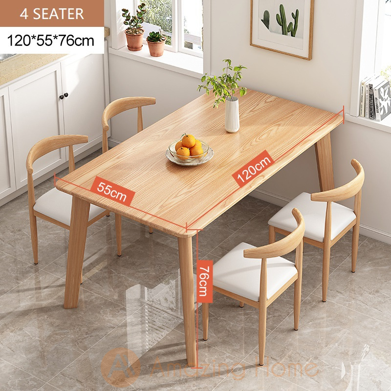 Mocca Dining Table & Chair Set Medium