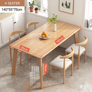 Mocca Dining Table & Chair Set Large