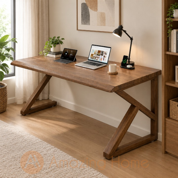 Solid Wood Study Table Home Office Computer Desk