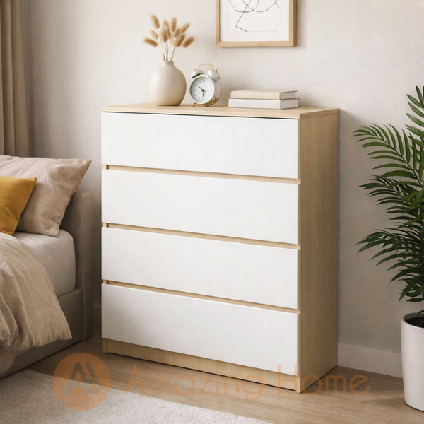Kasen Chest Drawer Sideboard Chest of 4 Drawer Storage Cabinet