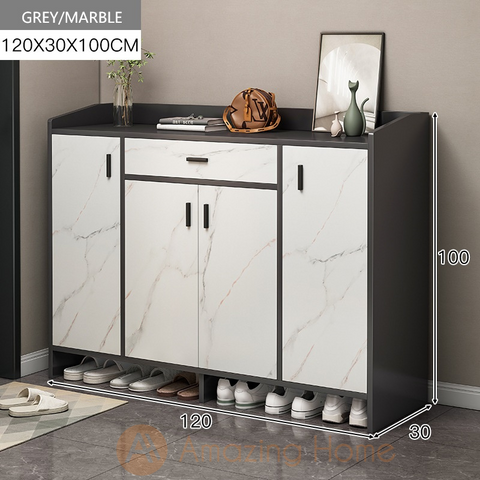 Edman Sliding Door Shoe Cabinet Large