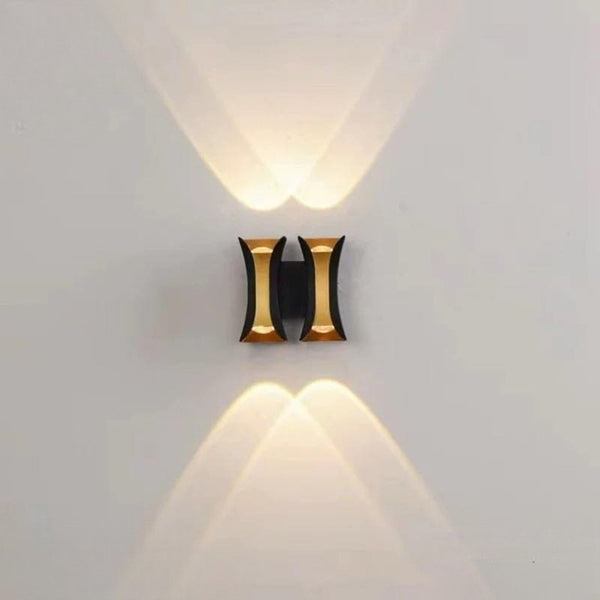 Outdoor Waterproof LED Wall Light | Indoor & Outdoor Modern Curved Wall Lamp